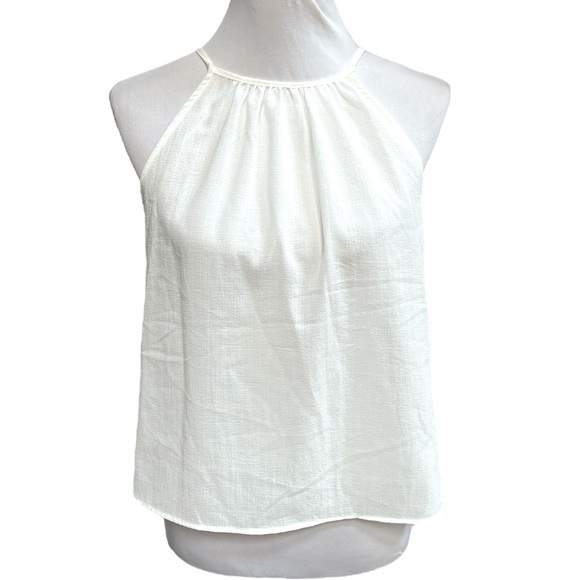 Zara Floral Lace Back Tank Top White Size XSmall - Picture 3 of 10